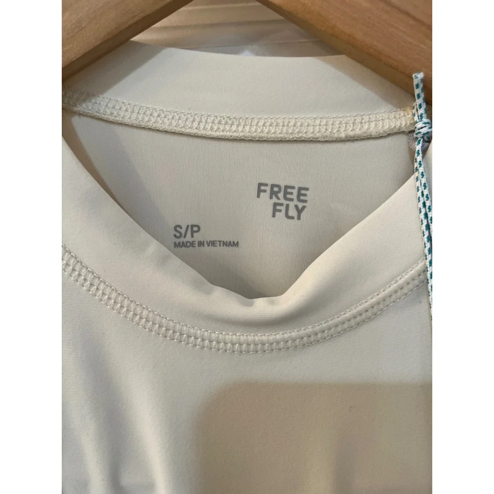 Free Fly Mens Pinnacle Rash Guard Birch Long Sleeve UPF 50+ Swim Shirt S NEW‎